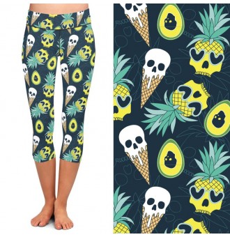 Summer Skulls - Capri (Size 3) - SALE!!!